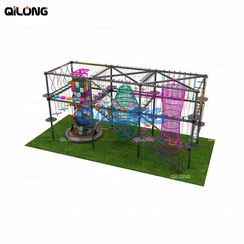 Rope Course Playground Equipment