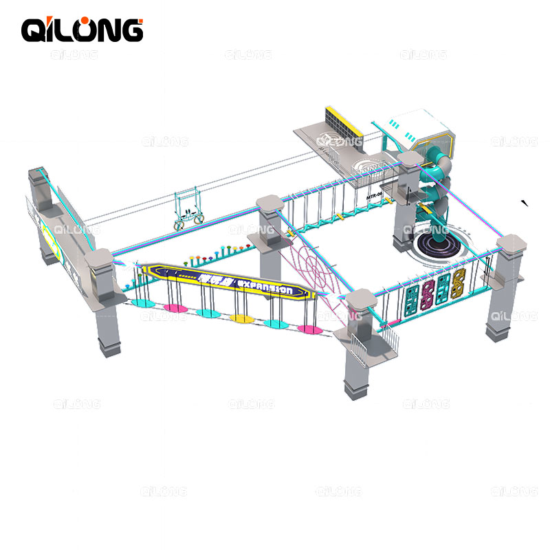 Indoor High Ropes Course Playground Equipment Manufacturer Supplier