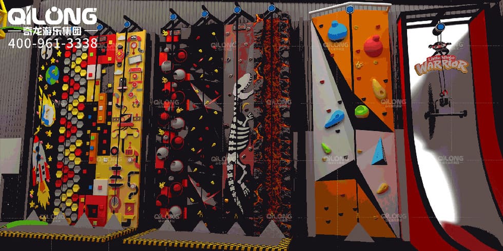 Customized Kids Indoor Climbing Wall Equipment For Sale