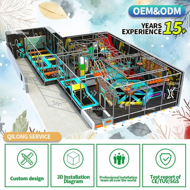 trampoline park equipment