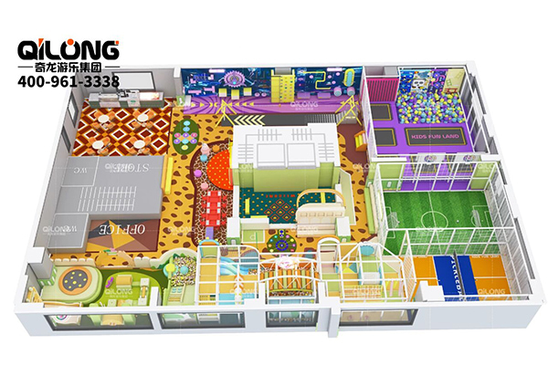 Qilong Amusement** Progetto del parco per bambini dell'Oman