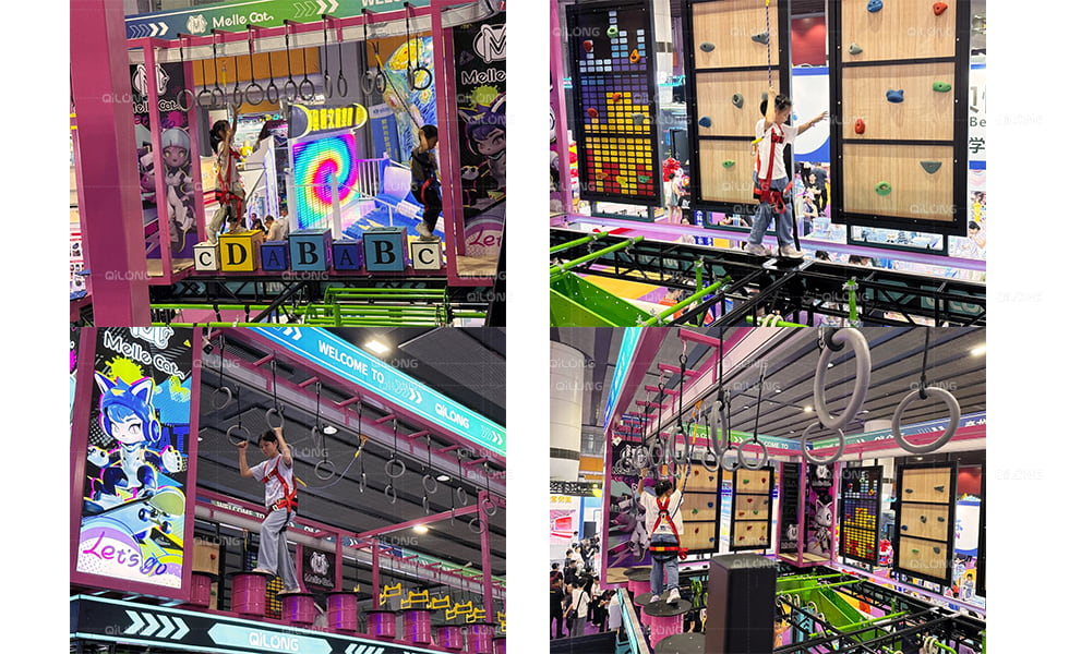 Ninja Warrior Rope Course