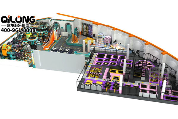 Qilong Amusement** Parco per bambini da 2100 metri quadrati in Marocco