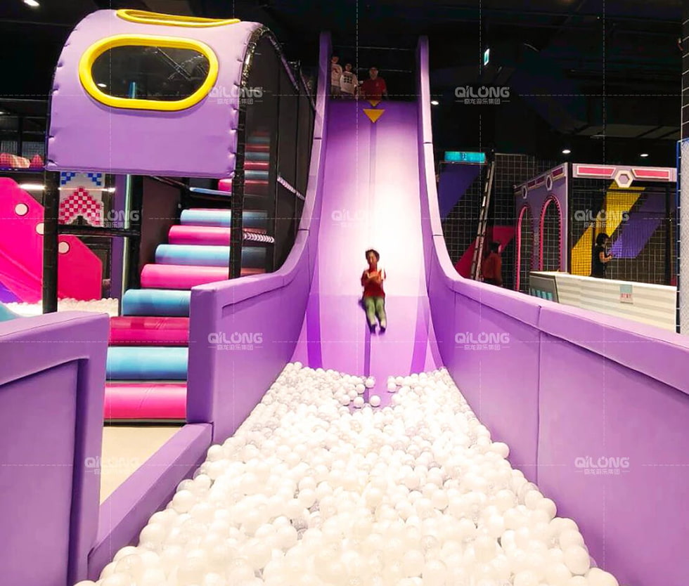 Customized Kids Indoor Playground Slides Equipment Supplier