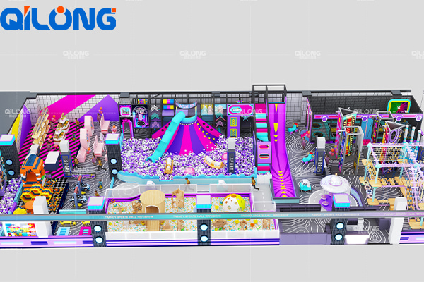 Qilong Amusement** 800㎡ Taiwan "Cyber-Sweet Cool" Playground