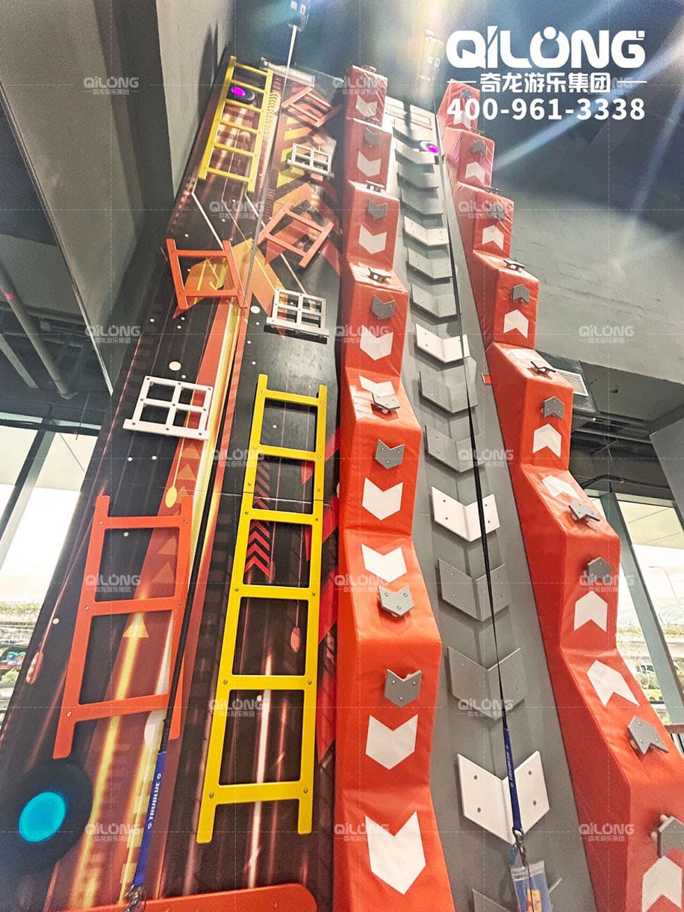 Customized climbing walls for indoor play areas